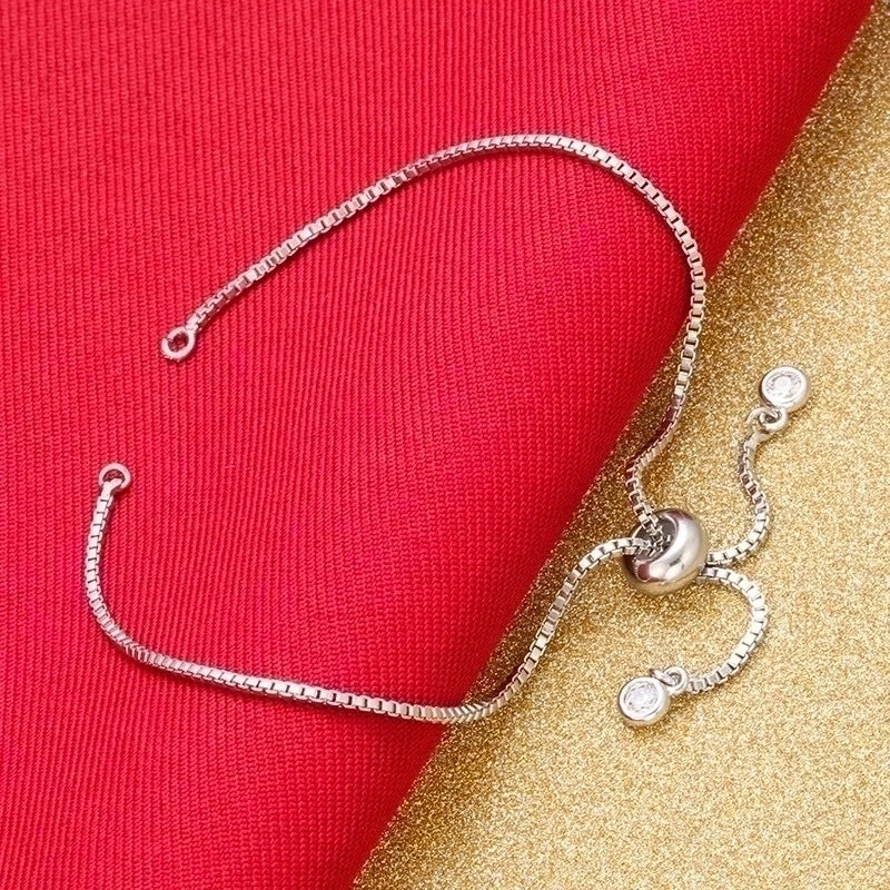 Fashion Solid Color Copper Plating Inlay Zircon Jewelry Accessories