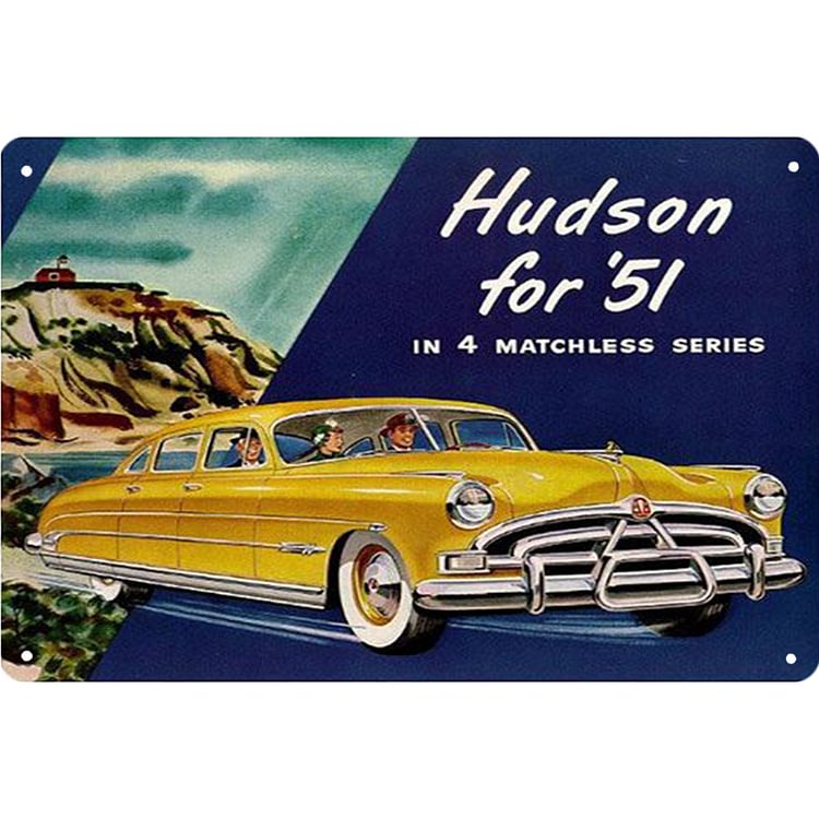 Hudson Car - Vintage Tin Signs/Wooden Signs - 20*30cm/30*40cm