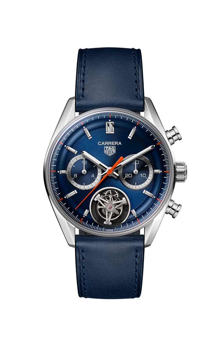 TAG HEUER CARRERA CHRONOGRAPH TOURBILLON Chronograph Tourbillon, 42 mm, Steel CBS5010.FC6543