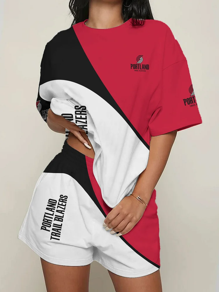 Portland Trail Blazers  Limited Edition Top And Shorts Two-Piece Suits