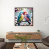 Ein blühender Vogel - runder Bohrer Diamond Painting - 40*40cm