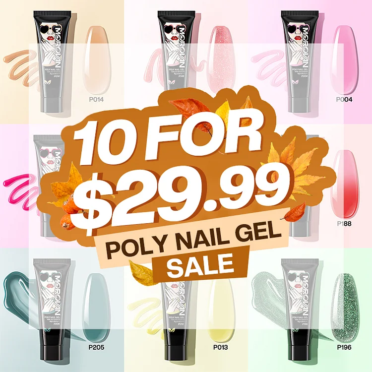 Free Choice 10 From 100+ Colors Poly Gel Bundle