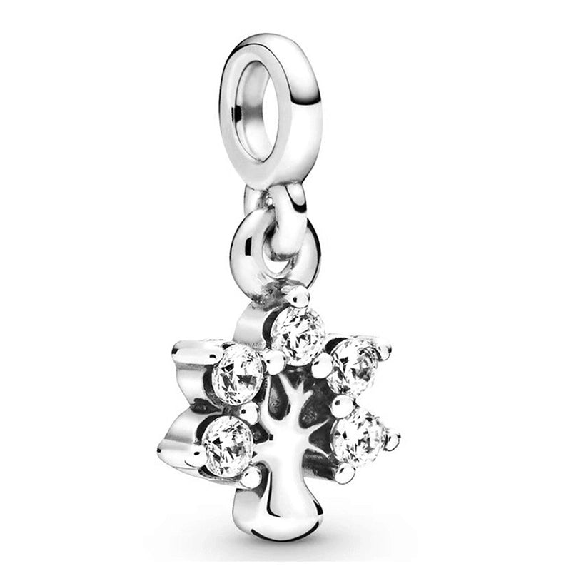 1 PC/Package Metal Rhinestones Plating Inlay Polished Pendant Beads