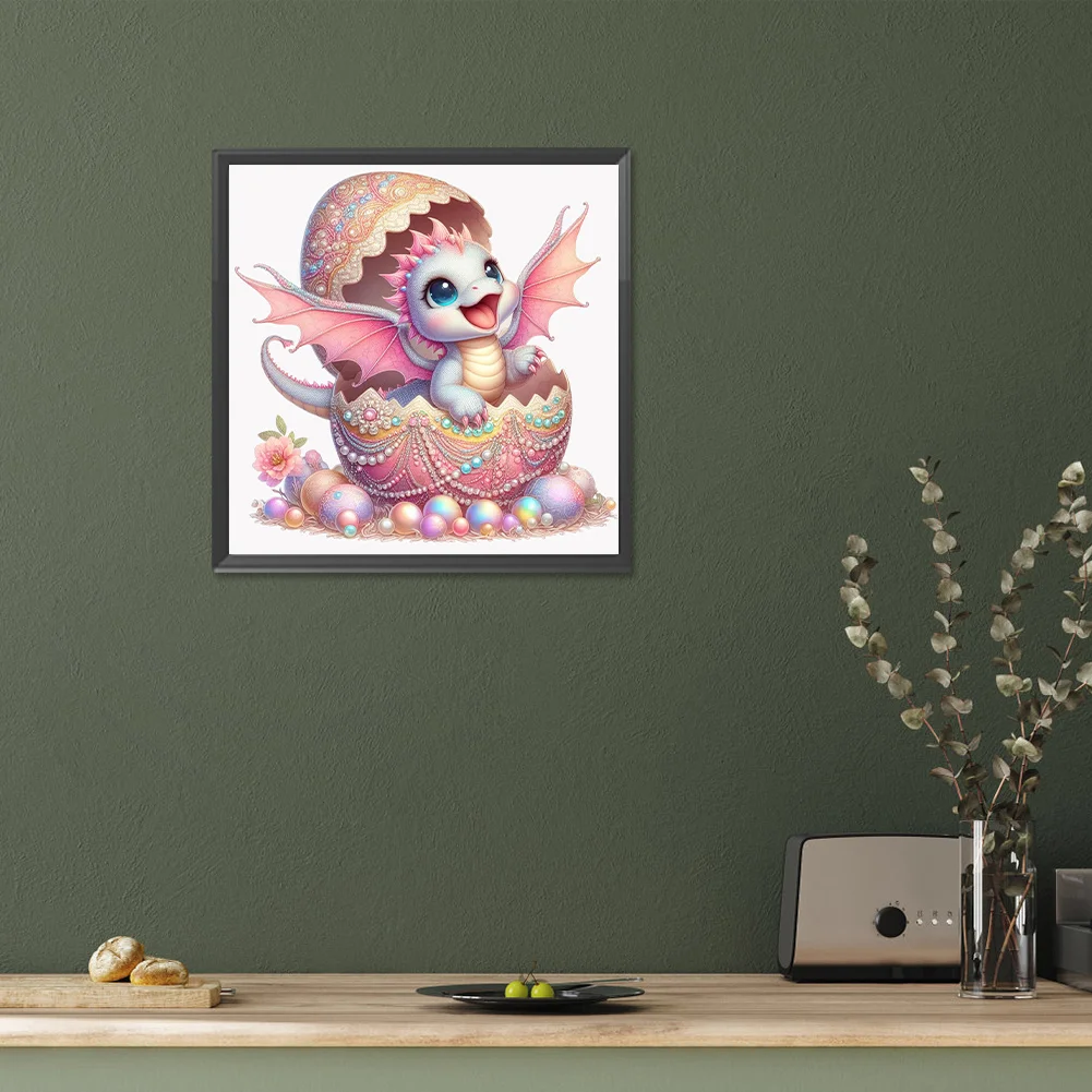 Diamond Painting - Full Round Drill - Jeweled Dragon Egg(Canvas|30*30cm)