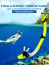 Diving Snorkel Full Dry Underwater Breathing Tube Silicone Snorkeling Gear