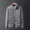 Men's Winter Stand Collar Lightweight Down Jacket