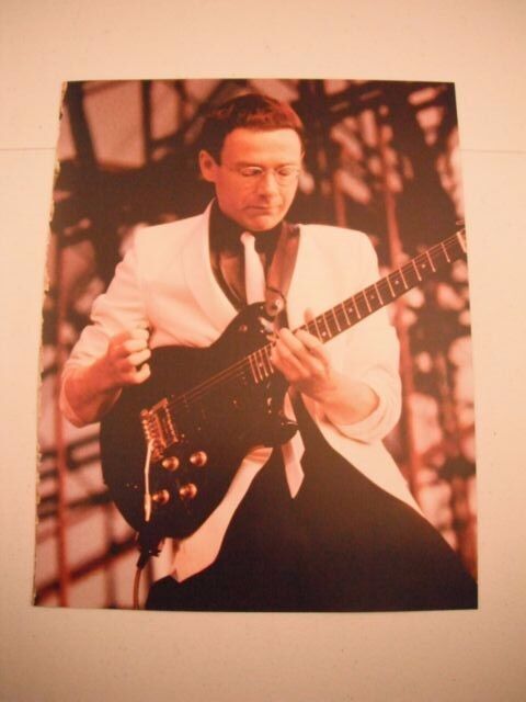 Robert Fripp Guitarist 12x9 Coffee Table Book Photo Poster painting Page