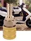 8mm Portable Pump Adapter Air Chuck Inflator Pump Adapter Conversion Accessories