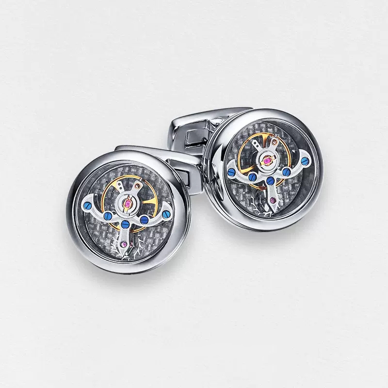 Mechanical Tourbillon Cufflinks|Gentlemen's Shirt Decoration Cufflinks DANRRIO.COM DANRRIO