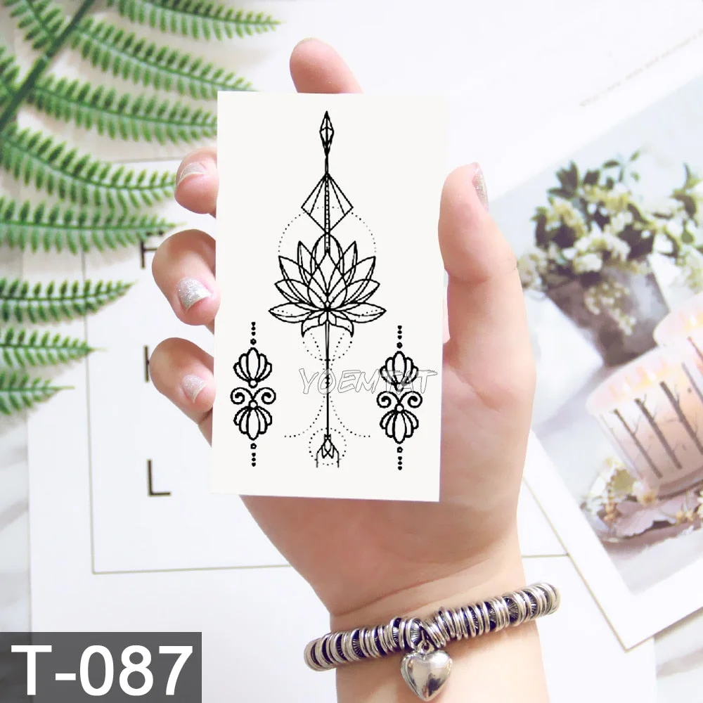 Cute Watercolor Cartoon Design Temporary Tattoo For Kids Children Lamp Water Trasnfer Tattoo Stickers Ocean Women Girl Tatoos