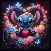 Stitch Heart Flower-11CT Stamped Cross Stitch 45*45cm tapestrymarket