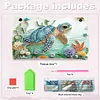 Ocean Turtle Floral DIY Diamond Painting PU Tissue Holder Box