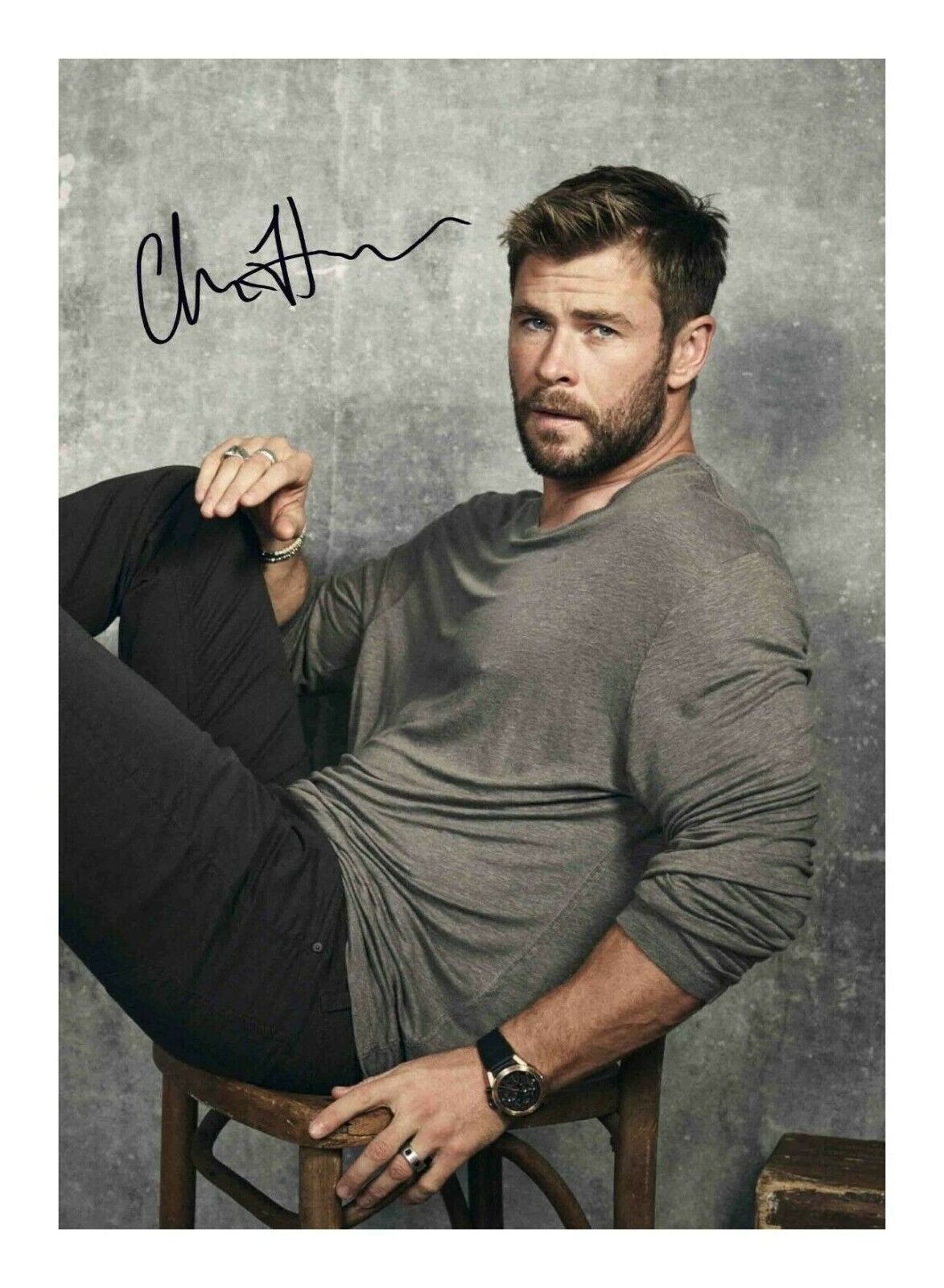 CHRIS HEMSWORTH AUTOGRAPH SIGNED PP Photo Poster painting POSTER