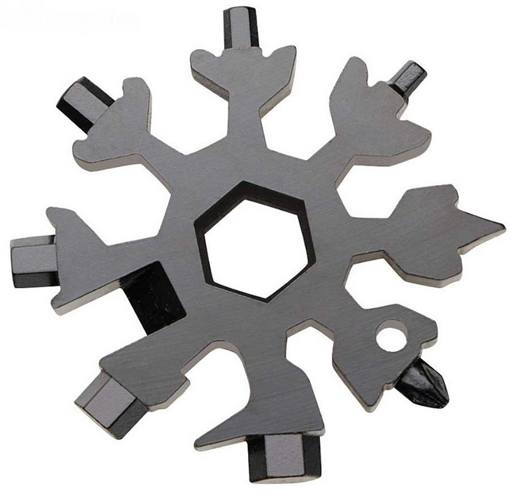 (🔥Buy 1 get 1 free🔥)18-in-1 Stainless Steel Snowflakes Multi-Tool