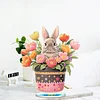 Diamond Painting Acrylic Easter Eggs Rabbit Desktop Ornaments Kit