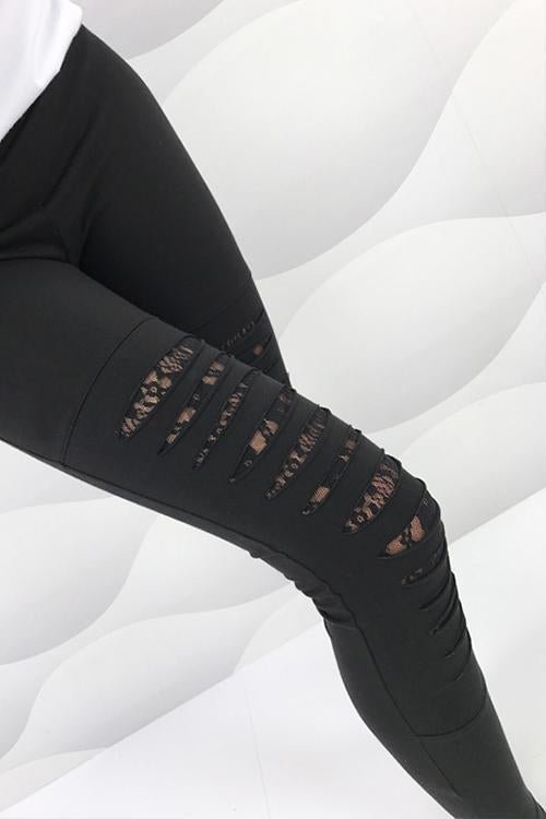 Broken Holes Black Pants - Shop Trendy Women's Clothing | LoverChic