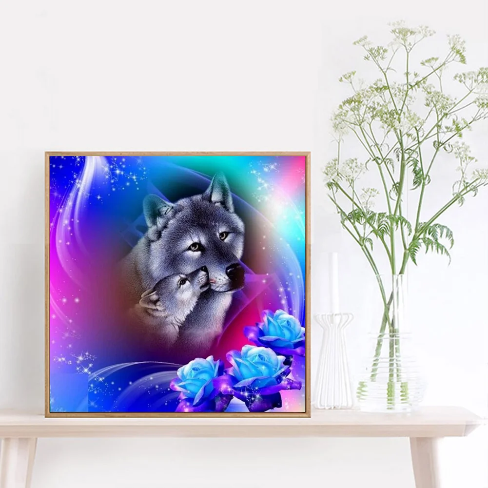 Diamond Painting - Full Round Drill - Wolf(30*30cm)