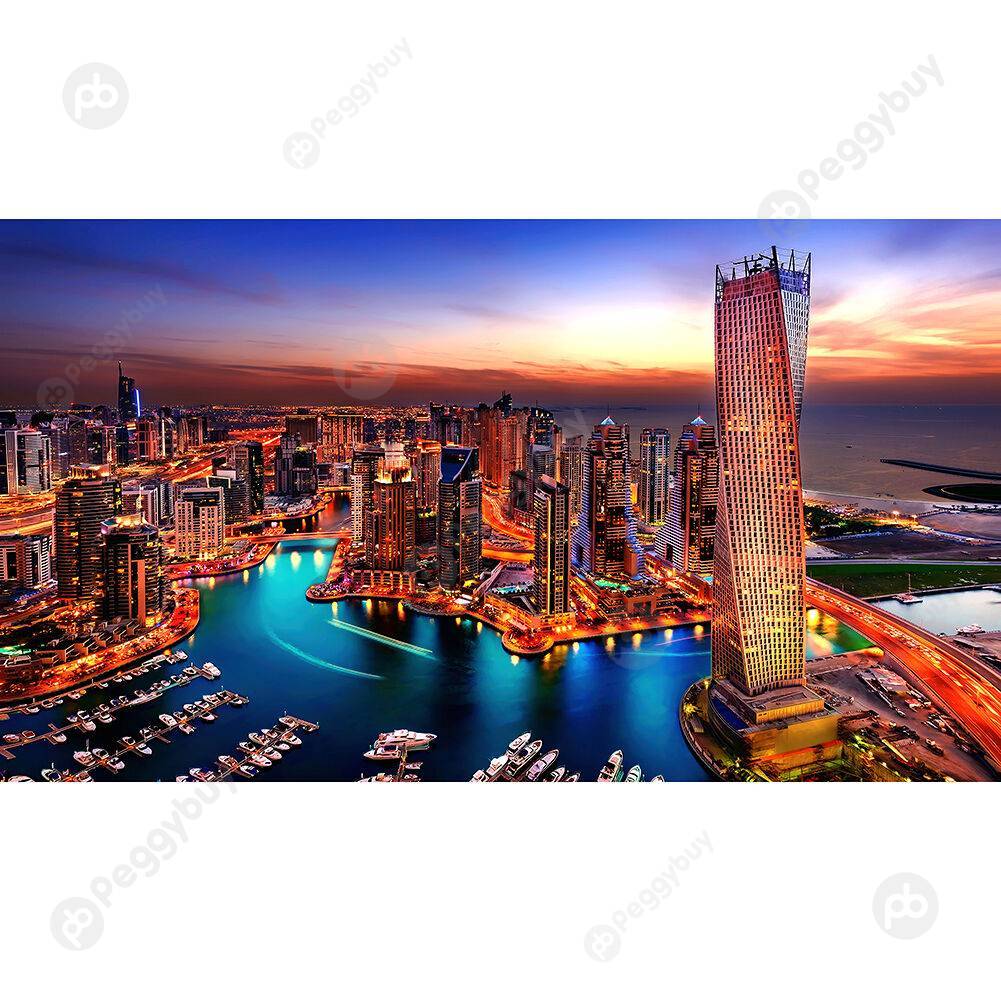 

Paper Puzzles 1000pcs Modern Building Assemble for Adults Kids Jigsaw Toys, 501 Original