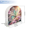Acrylic Butterfly Diamond Painting Napkin Rack Decor for Home Office Decor