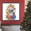 Diamond Painting-DIY Crystal Rhinestone Skull Hourglass