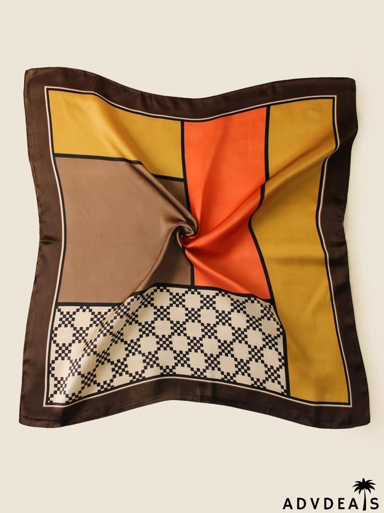 Geometric Print Bandana