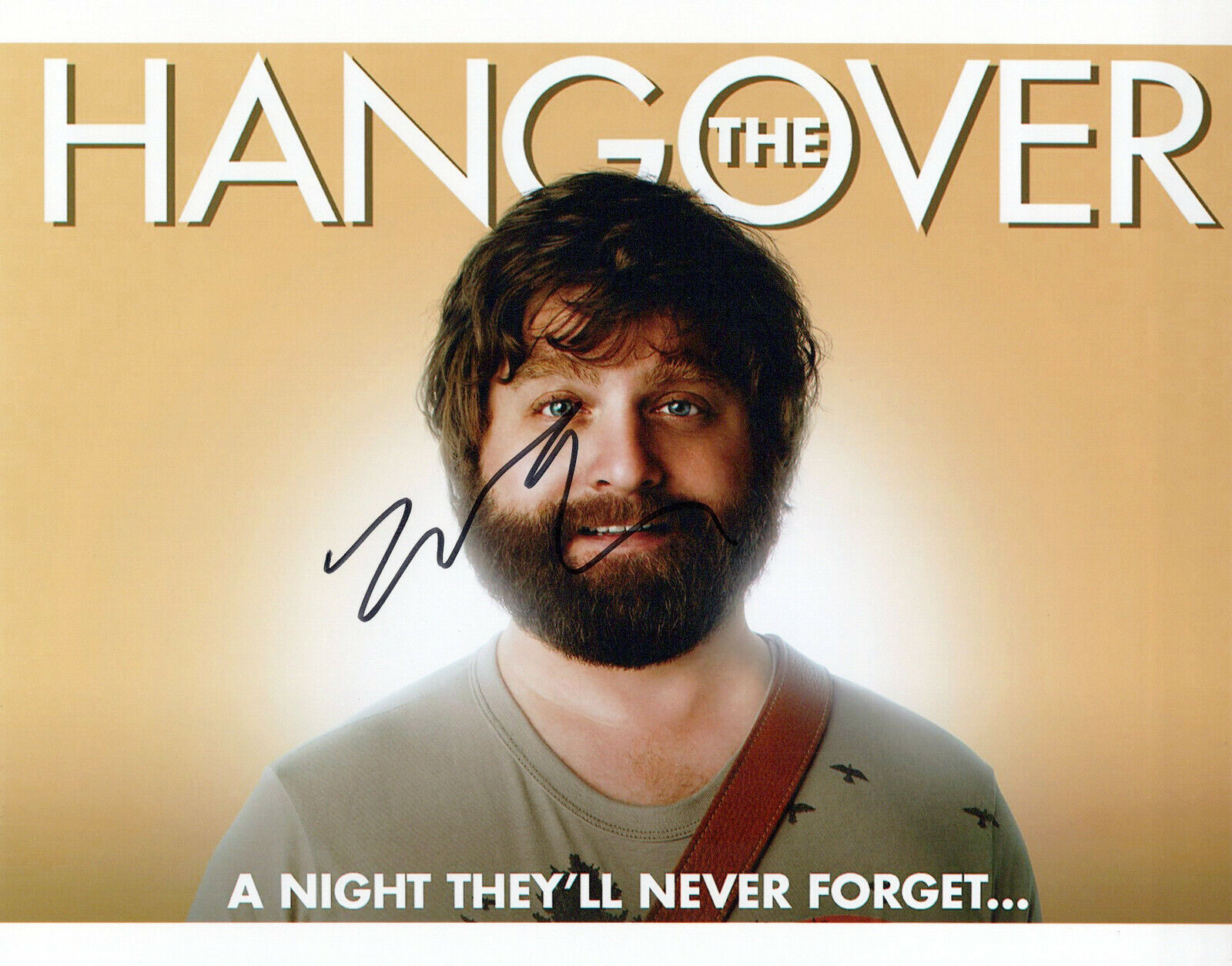 Zach Galifianakis The Hangover autographed Photo Poster painting signed 8x10 #5 Alan