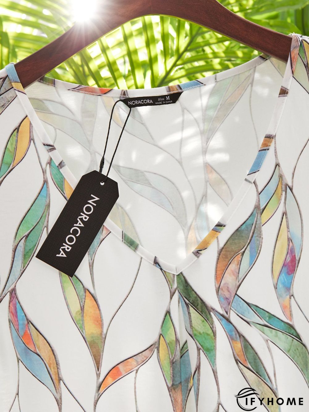 Printed Casual Short Sleeve Dress | IFYHOME