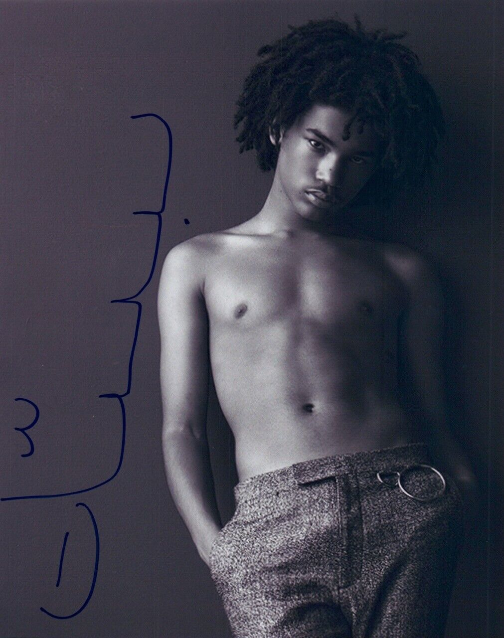 Luka Sabbat Signed Autographed 8x10 Photo Poster painting Grown-ish Actor Model Shirtless COA