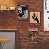 3PCS Wine Lover I Wonder If Bourbon Thinks - Vintage Metal Signs Set - 20*30cm/30*40cm