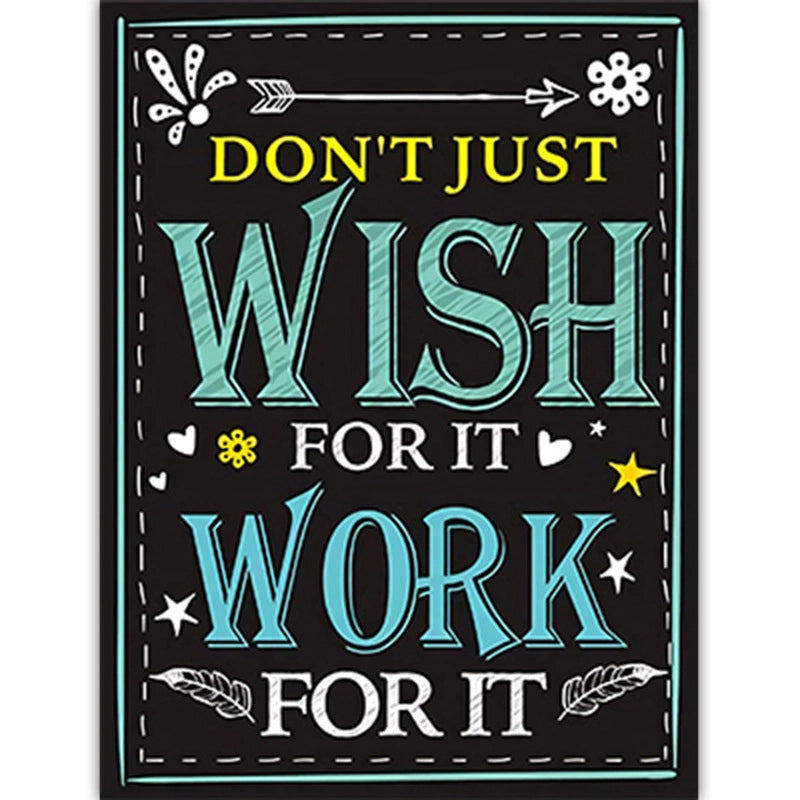 Casual Elegant Preppy Style Letter Silk Cloth Pendant Wall Art