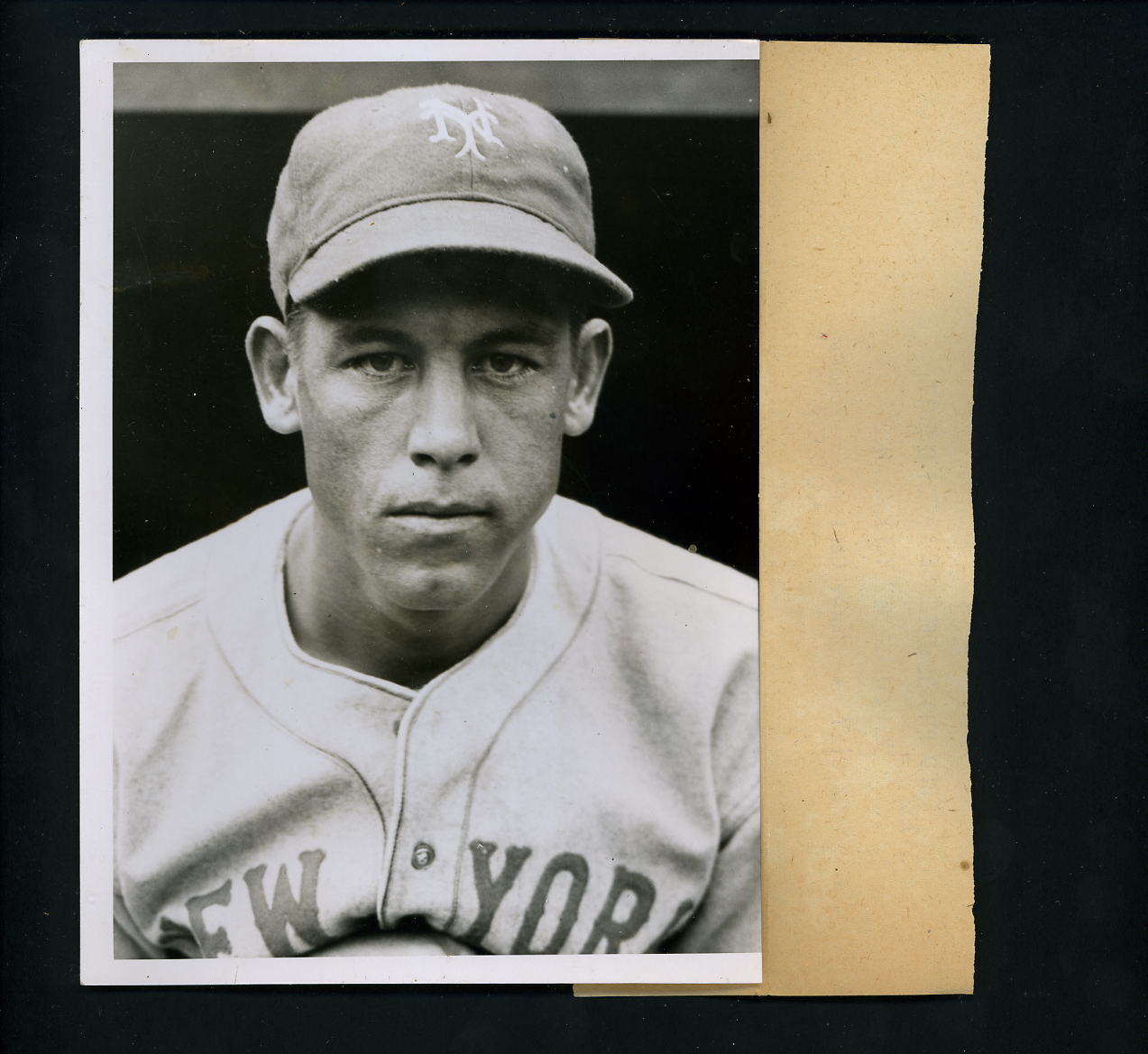 Harry Gumbert 1937 World Series Press Wire Photo Poster painting New York Giants