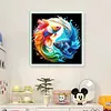 Tai Chi Fish-11CT Stamped Cross Stitch 40*40cm/15.75*15.75in tapestrymarket