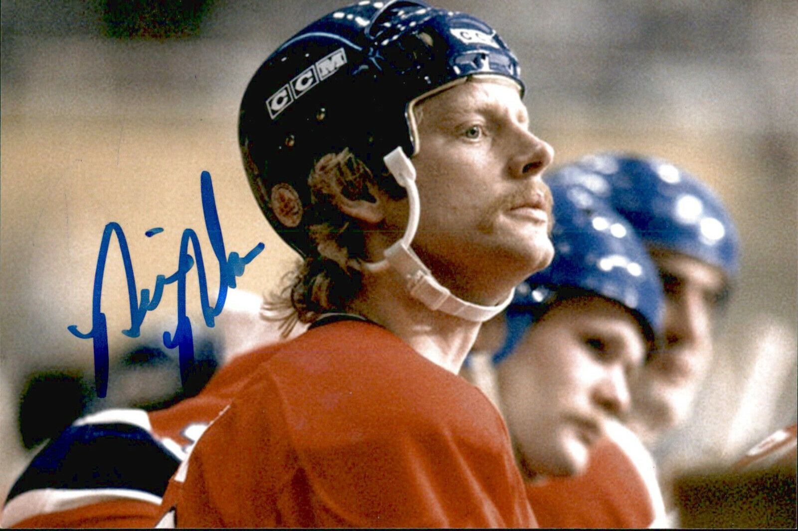 Bill Baker SIGNED 4x6 Photo Poster painting 1980 TEAM USA MIRACLE ON ICE