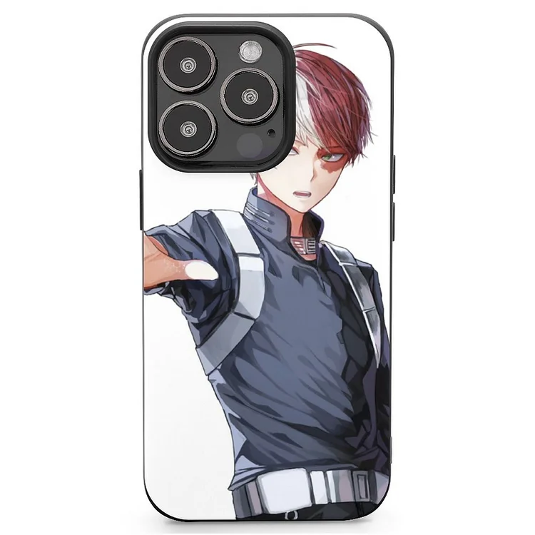 Shoto Todoroki Anime My Hero Academia Phone Case(70) Mobile Phone Shell IPhone 13 and iPhone14 Pro Max and IPhone 15 Plus Case - Heather Prints Shirts