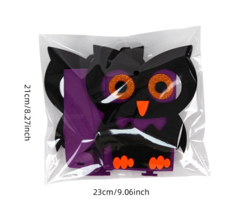 Halloween Pumpkin Owl Skull Nonwoven Party Candy Basket