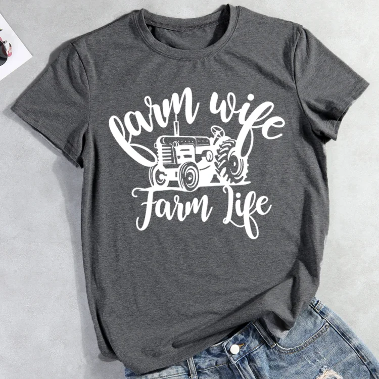 PSL - Farm wife farm life T-shirt Tee -03876