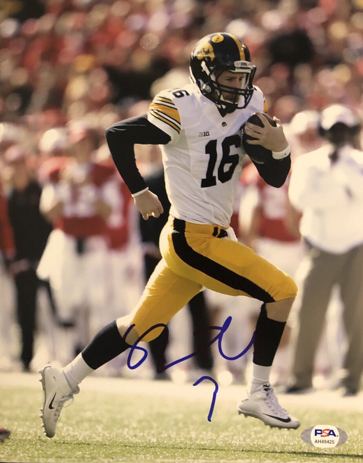 CJ Beathard Signed Autographed Iowa Hawkeyes 8x10 Photo Poster painting 49ers Psa/Dna