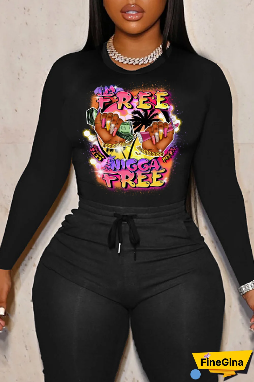 Navy Blue Casual Vintage Print Patchwork O Neck Tops