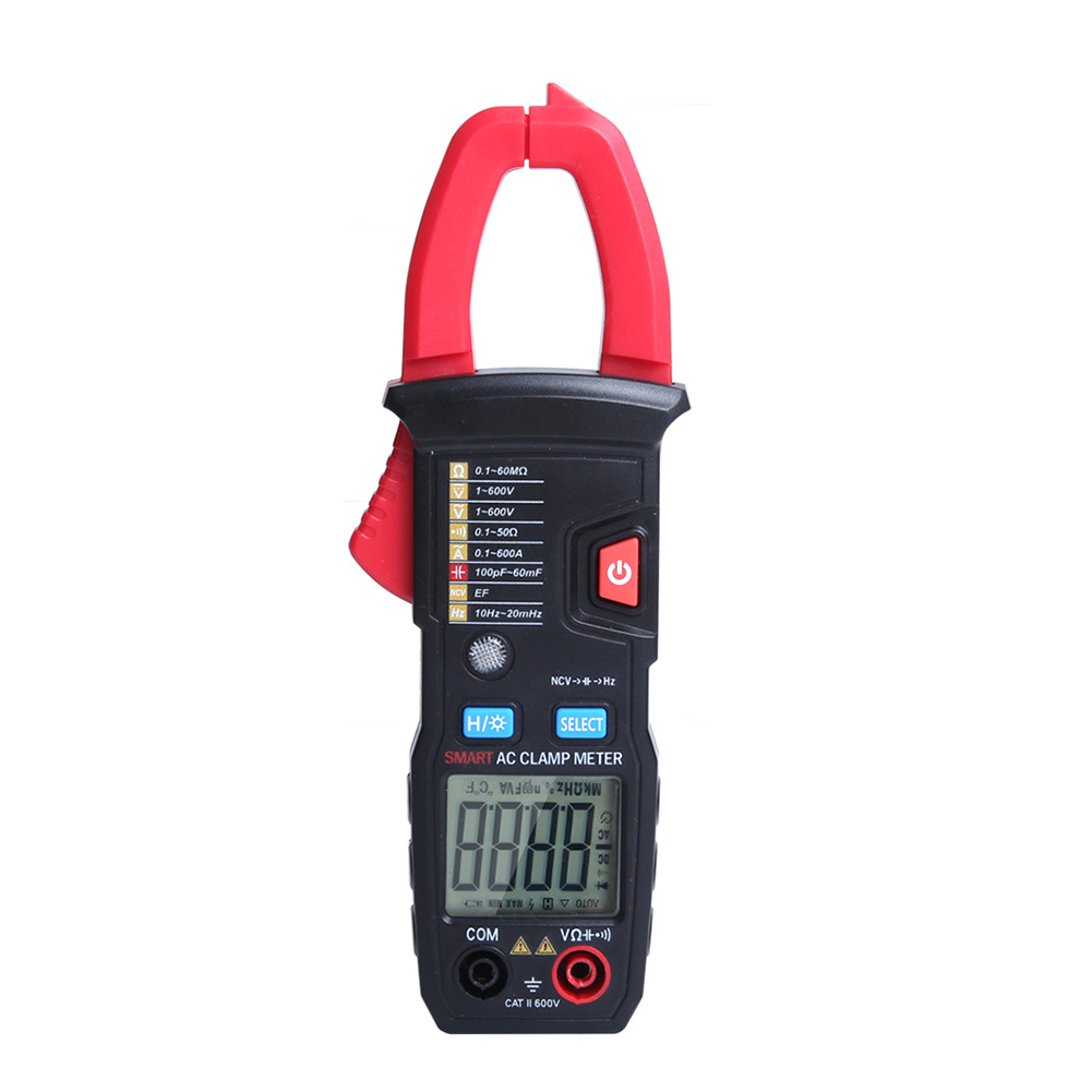 

6000 Counts Digital Clamp Meter DC AC Voltage Auto Range NCV Ohm Multimeter, 501 Original