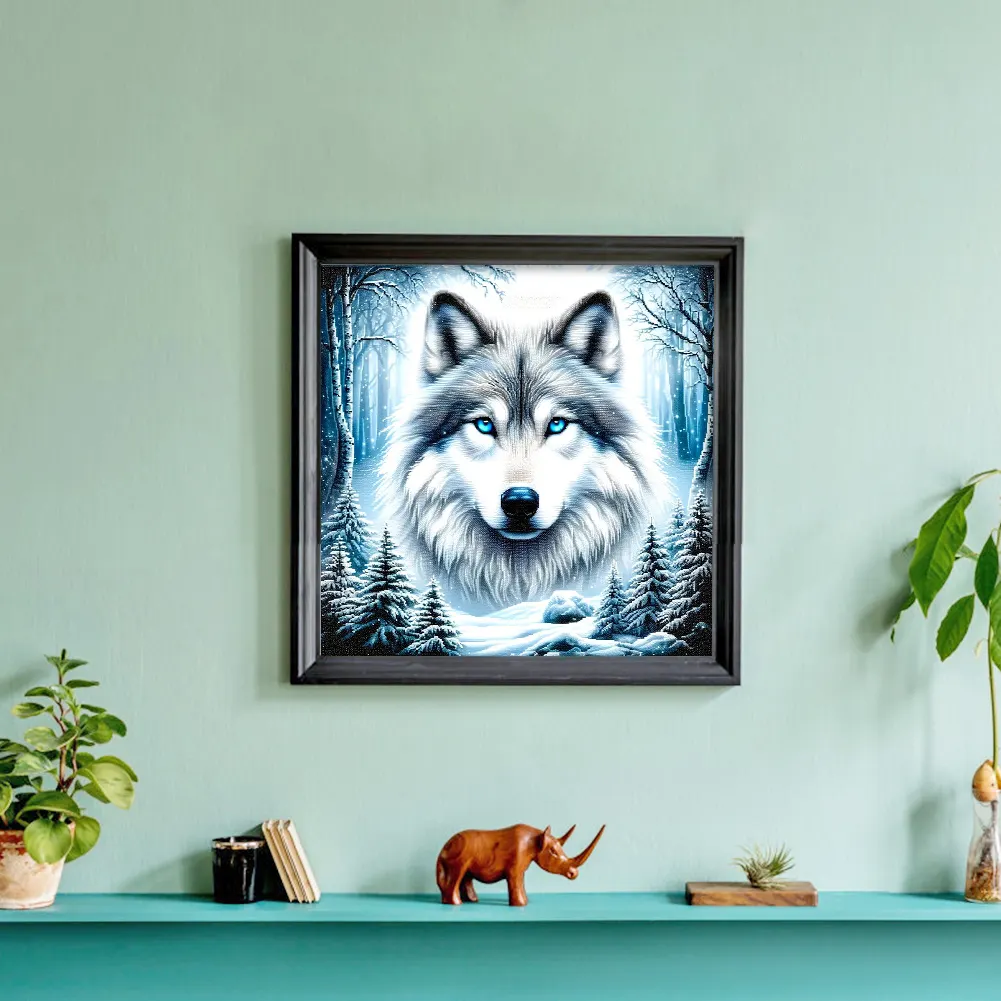 Diamond Painting - Full Round Drill - Wolf(Canvas|40*40cm)