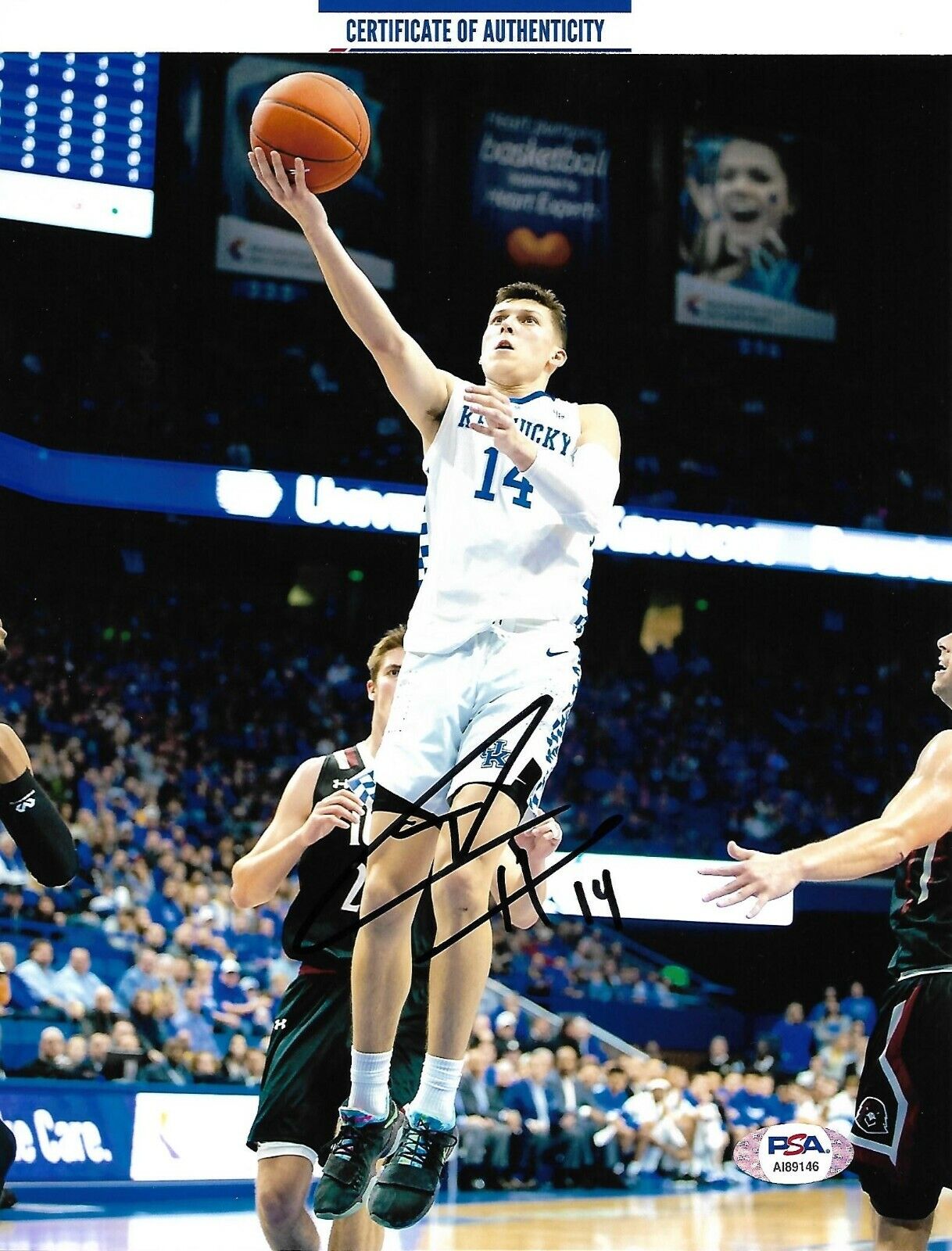 TYLER HERRO signed autographed KENTUCKY WILDCATS 8X10 Photo Poster painting w/ COA PSA AI89146