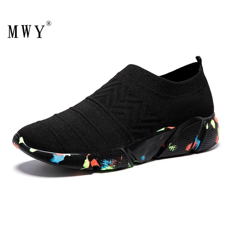 MWY Shoes Woman Sneakers Low Top Socks Casual Shoes Trainers Couple Lightweight Vulcanized Shoes Zapatillas Deportivas Mujer