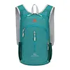 18L Lightweight Mountaineering Backpack with Reflective Strips & Chest Storage Bag Foldable Running Storage Knapsack Breathable Splash-Proof Hiking Nylon Pouch Hiking Work Travel Camping Backpacks