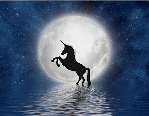 

Unicorn Full Moon – Paint By Numbers - 40*50CM, 501 Original