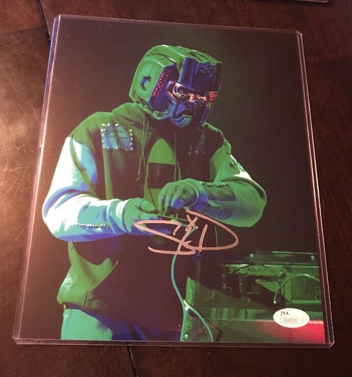 SID WILSON #0 signed SLIPKNOT 8X10 AUTOGRAPHED Photo Poster painting JSA Q00539