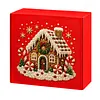 DIY Diamond Art Christmas Gift Box Red Hardboard Holiday Craft Decor Kit