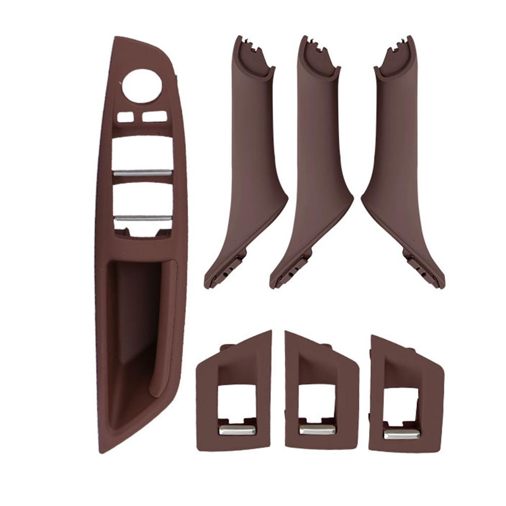 

7pcs Car Inner Door Panel Handle Window Switch Armrest for BMW -Wine Red, 501 Original
