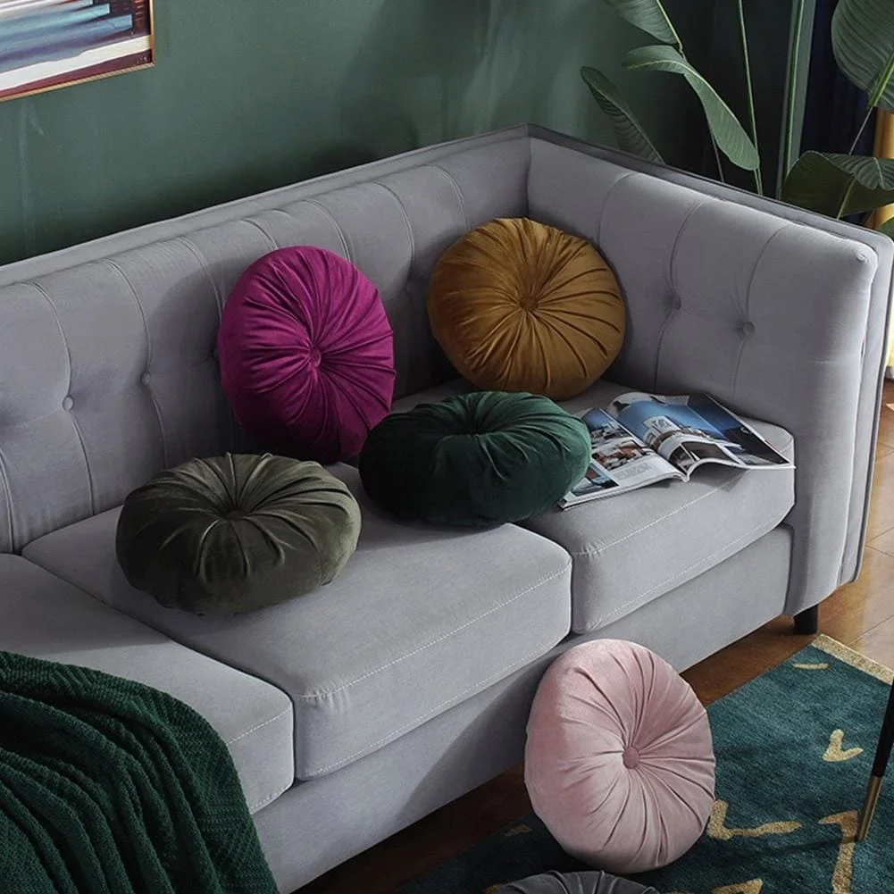 Cushy™ - The Round Velvet Sofa Cushion