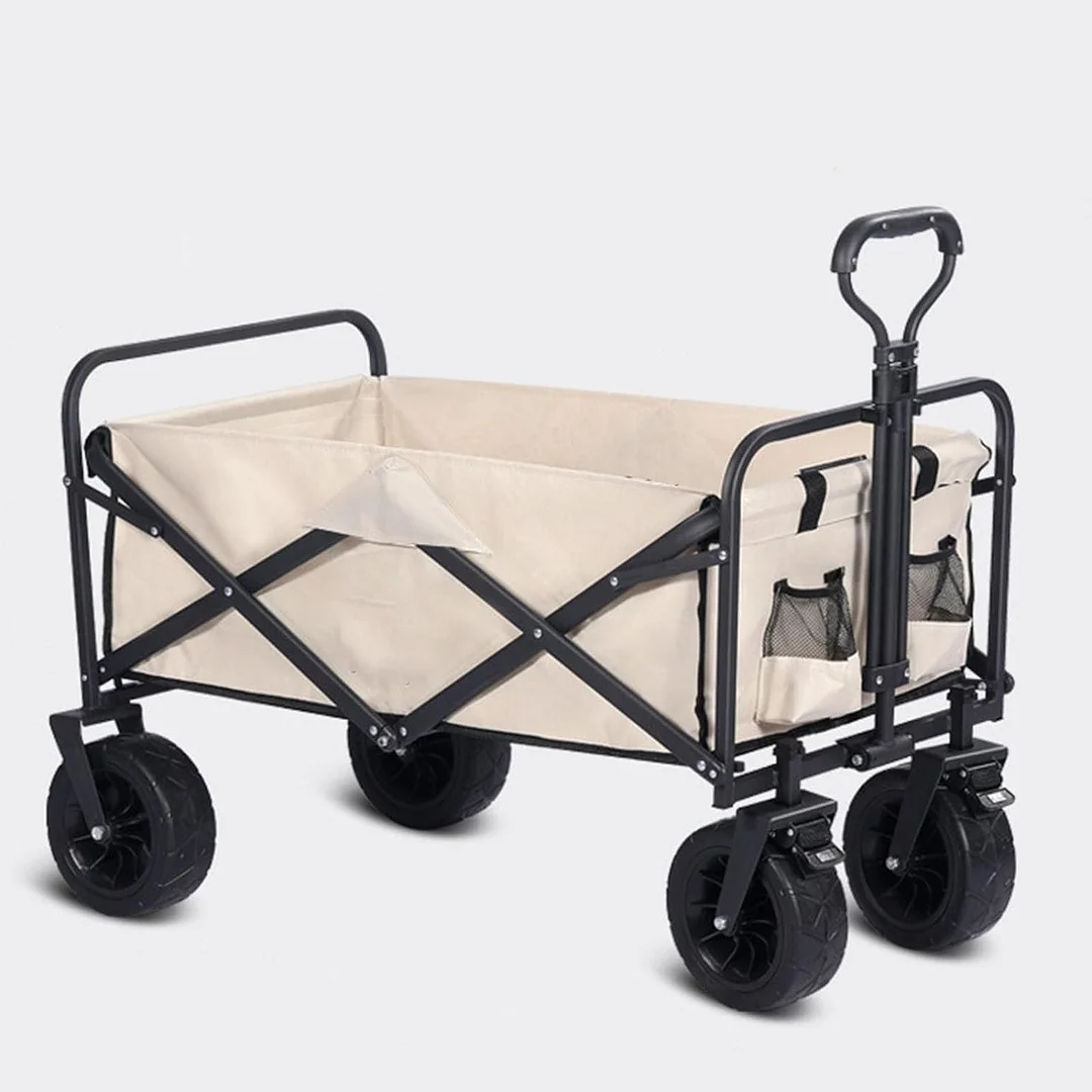 Folding Wagon Carts Collapsible Beach Wagon 
