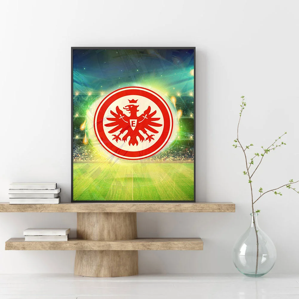 Diamond Painting - Full Round Drill - Frankfurt Football Team(30*40cm)
